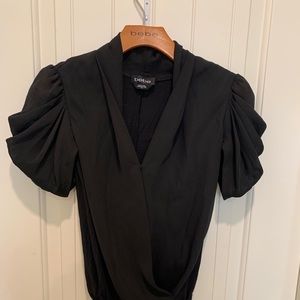Black Bebe bodysuit blouse